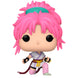 Vue rapprochée de la figurine Funko POP Hunter x Hunter Machi avec détails précis du visage et costume