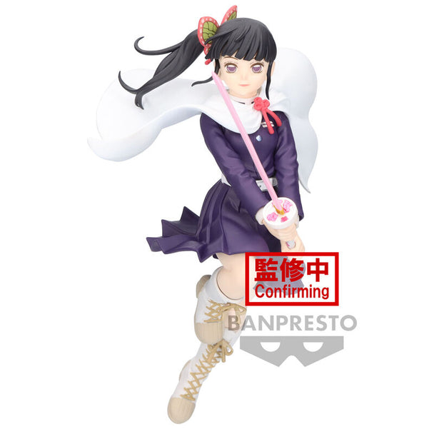 Figurine Kanao Tsuyuri Demon Slayer 14cm vue de face avec détails précis et couleurs vives
