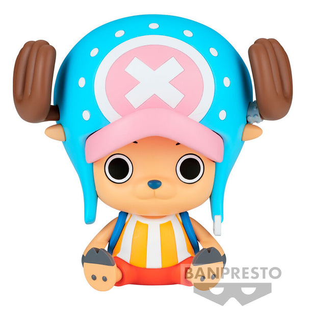 Figurine Chopper Fish-Man Sofvimates 11cm BANPRESTO vue de face, personnage détaillé de One Piece.