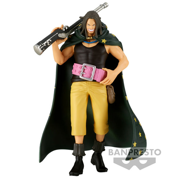 Figurine Yasopp The Shukko de One Piece, 16cm, vue de face avec détails précis et couleurs vives
