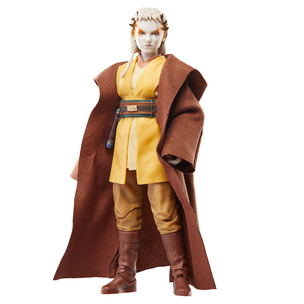 Vue latérale de la figurine articulée Jecki Lon de la Black Series