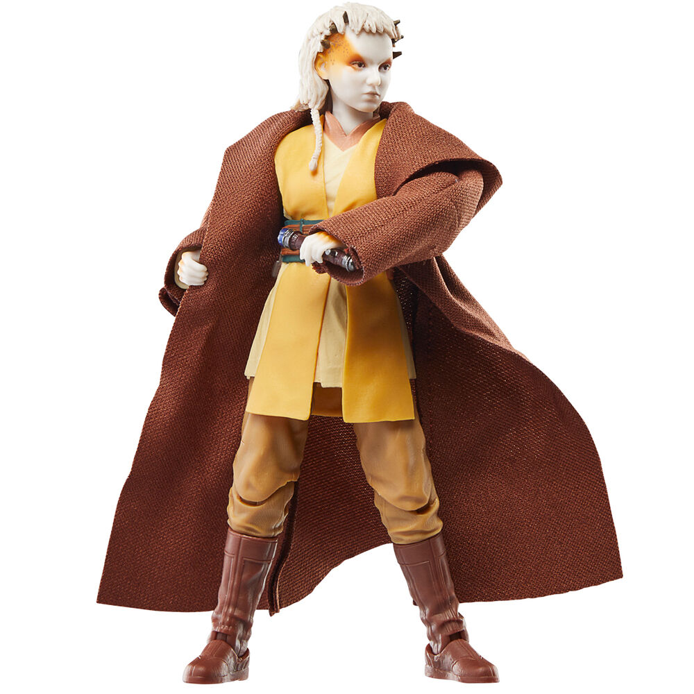 Figurine Jecki Lon exposée avec éclairage mettant en valeur les détails
