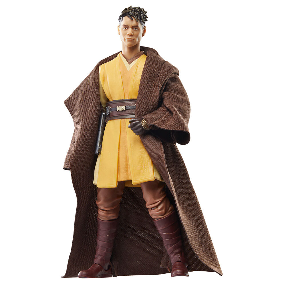 Accessoires inclus avec la figurine Star Wars The Acolyte Yord Fandar posés à côté