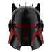 Vue de face du casque électronique Star Wars Gideon Black Series par HASBRO avec détails précis