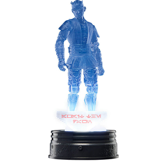 Vue latérale de la figurine Star Wars Darth Mau Holocomm 15cm