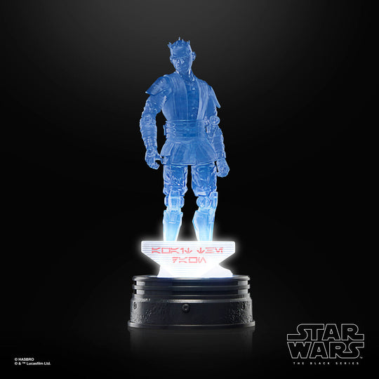 Packaging officiel HASBRO de la figurine Star Wars Darth Mau Holocomm