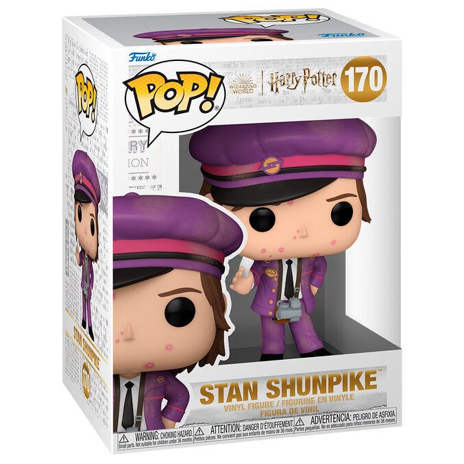Figurine Funko POP Stan Shunpike de 9 cm issue du film Harry Potter et le Prisonnier d'Azkaban dans sa boîte cadeau officielle