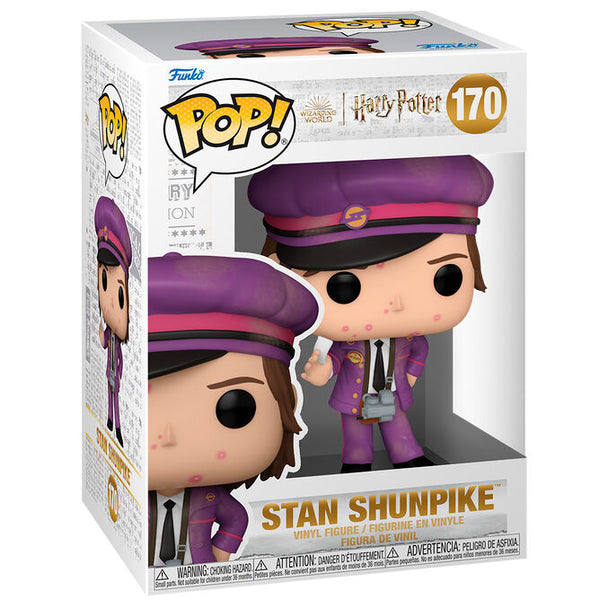 Figurine Funko POP Stan Shunpike de 9 cm issue du film Harry Potter et le Prisonnier d'Azkaban dans sa boîte cadeau officielle