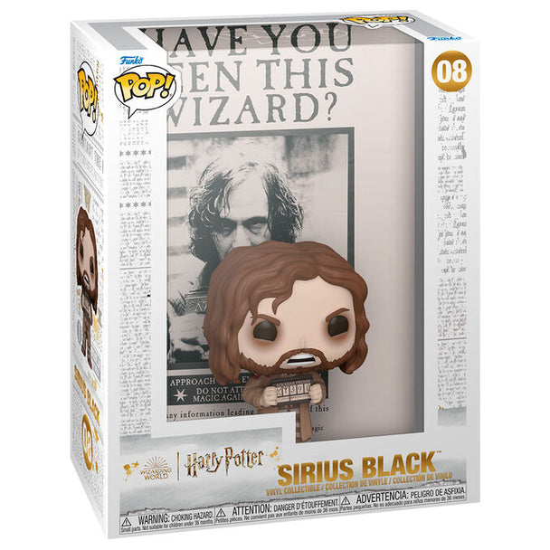 Figurine Funko POP de Sirius Black en vinyle, présentée dans sa boîte cadeau officielle Harry Potter Prisonnier d'Azkaban
