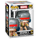 Figurine Funko POP Wolverine 50e Anniversaire en vinyle, édition Weapon X, vue de face dans sa boîte cadeau