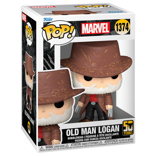 Figurine Funko POP Wolverine Old Man Logan 50th Anniversary de 9cm dans sa boîte cadeau Marvel
