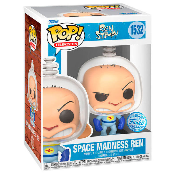Figurine Funko POP Ren Stimpy Space Madness de 9 cm dans sa boîte cadeau officielle Funko