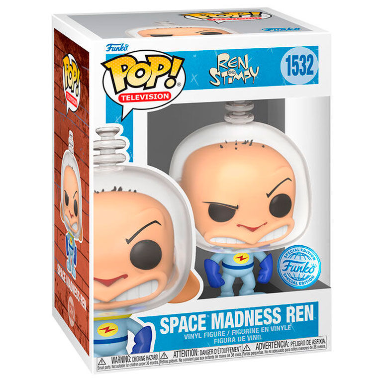 Figurine Funko POP Ren Stimpy Space Madness de 9 cm dans sa boîte cadeau officielle Funko