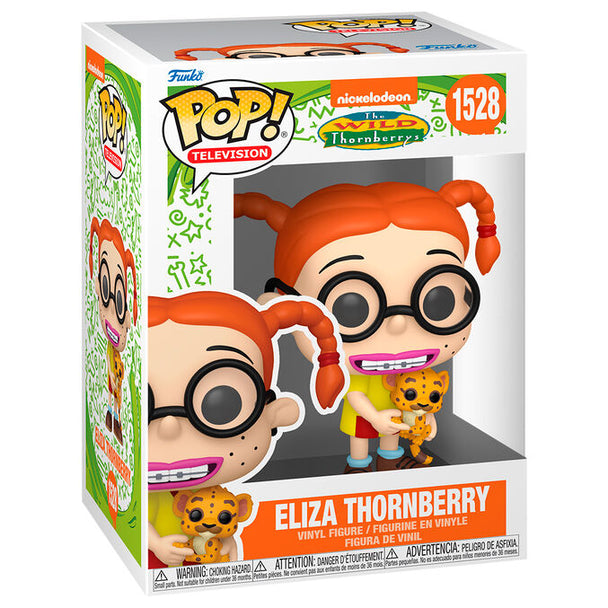 Figurine Funko POP Eliza Thornberry de The Wild Thornberrys en vinyle de 9 cm dans sa boîte cadeau