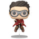 Vue rapprochée de la figurine Funko POP Harry Potter sur Nimbus 2000 avec détails précis et couleurs vives