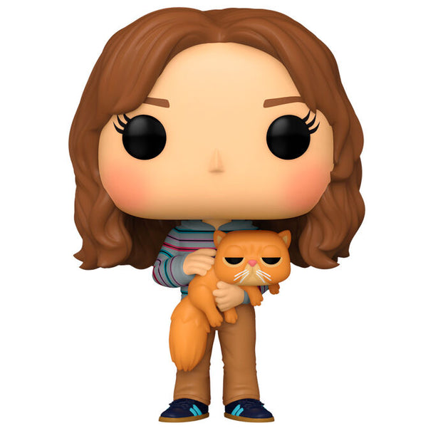 Boîte cadeau de la figurine Funko POP Hermione Granger avec Crookshanks, édition collector officielle Harry Potter