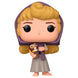 Vue rapprochée de la figurine Funko POP Maléfique avec bougie, montrant les détails soignés et la boîte d’emballage officielle Disney.