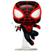 Boîte cadeau de la figurine Funko POP Marvel Spiderman 2 Miles Morales, affichant le packaging officiel et le logo Funko