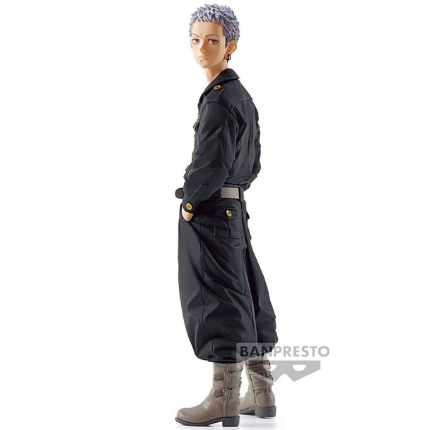 Figurine Takashi Mitsuya Tokyo Revengers vue de face en PVC 12cm