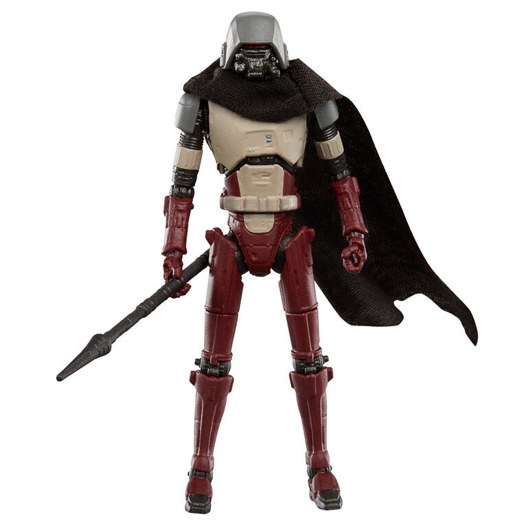 Profil latéral de la figurine Ashoka HK-87 Assassin Droid montrant les détails des articulations