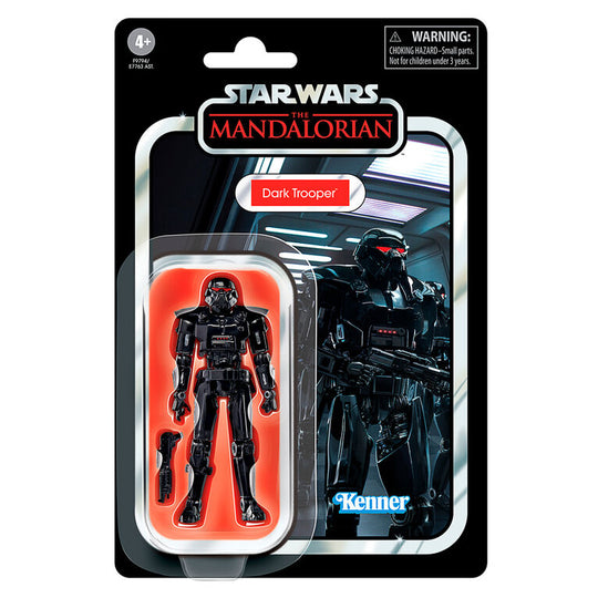 Figurine Dark Trooper de 9,5cm vue de face avec détails articulés et accessoires inclus