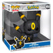 Figurine POP Jumbo Umbreon de 25cm vue de face avec détails précis et couleurs fidèles au personnage Pokémon.