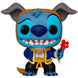 Vue rapprochée de la figurine Funko POP Stitch Beast montrant les détails du design unique