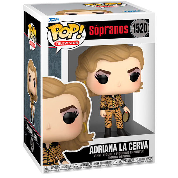 Figurine Funko POP Adriana La Cerva de The Sopranos en vinyle de 9 cm dans sa boîte cadeau originale