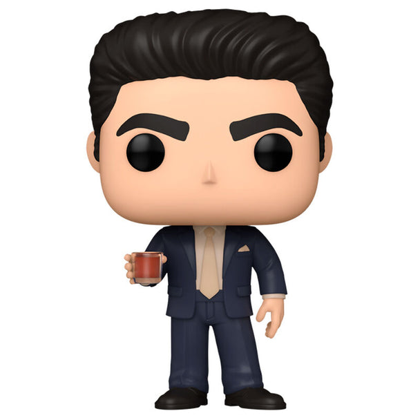 Figurine Funko POP Christopher Moltisanti de The Sopranos en vinyle, vue de face dans sa boîte cadeau