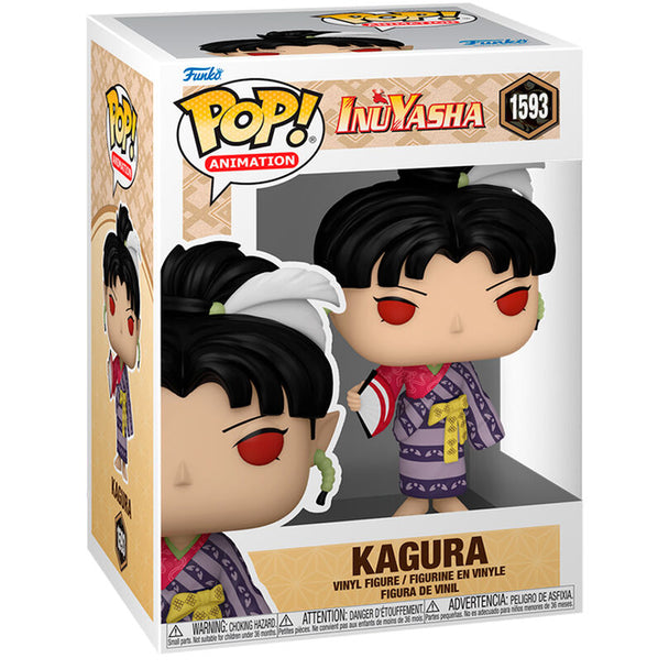 Vue détaillée de la figurine Funko POP Inuyasha Kagura avec ses couleurs vives et son design soigné