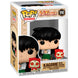 Vue rapprochée de la figurine Funko POP Inuyasha Kagome avec Kirara, montrant les détails colorés et la qualité du vinyle