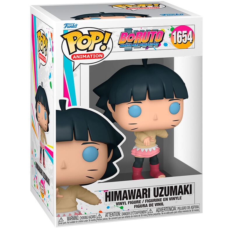 Figurine Funko POP Himawari Uzumaki détaillée en vinyle avec packaging