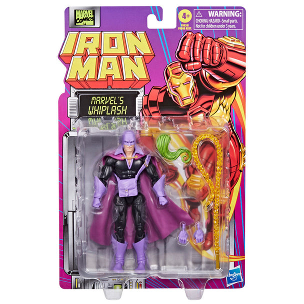 Figurine Marvel Whiplash 15cm de face avec détails précis et couleurs vives