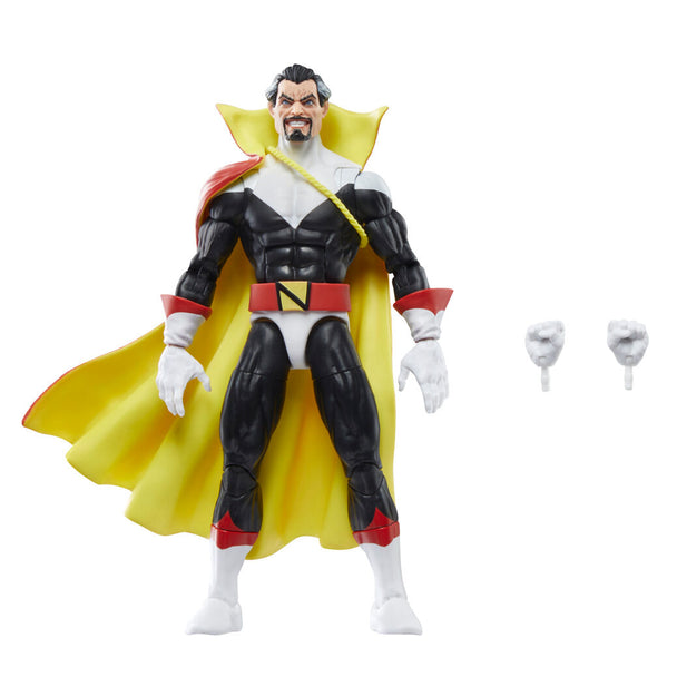 Détail du visage de la figurine Count Nefaria Marvel Iron Man 15cm