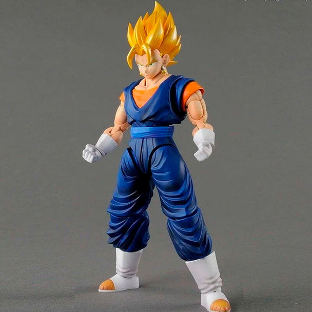 Figurine articulée Dragon Ball Super Saiyan Vegetto Renewal Re-Run en pose dynamique avec détails précis