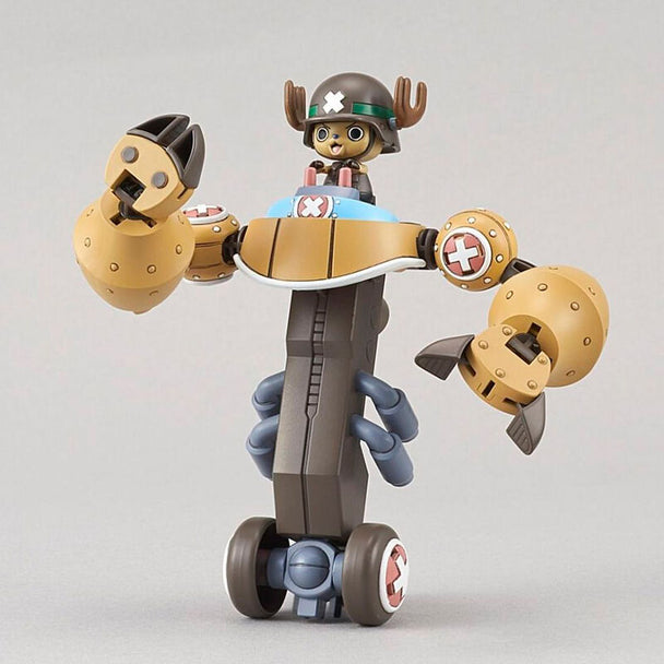 Maquette One Piece Chopper Robo Super 2 en armure lourde, modèle assemblé de 15cm par BANDAI Hobby.