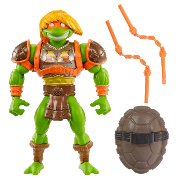 Figurine Skeletor Act 14cm avec détails précis de la série Masters of the Universe Turtles of Grayskull