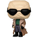 Figurine Funko POP de Negative Man de Doom Patrol en vinyle, vue de face dans sa boîte cadeau originale.