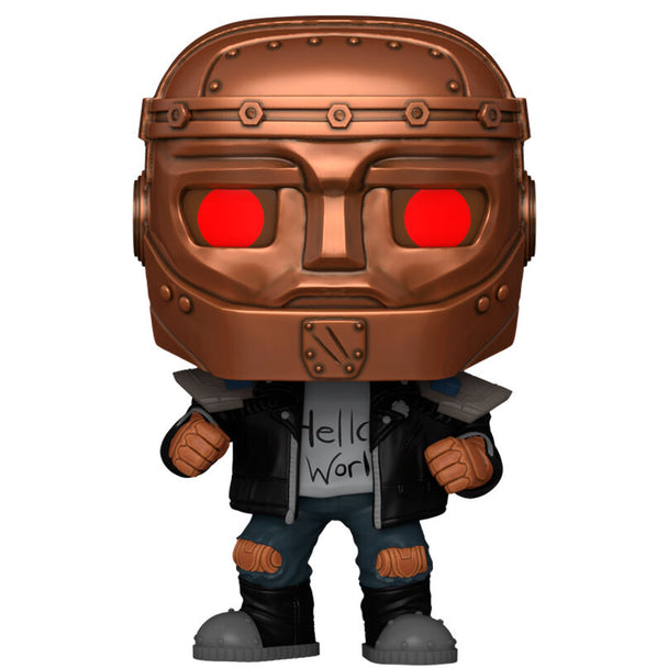 Figurine Funko POP Robotman de DC Comics Doom Patrol en vinyle de 9 cm dans sa boîte cadeau officielle