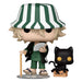Figurine Funko POP de Kisuke Urahara de Bleach en vinyle, hauteur 9 cm, présentée dans sa boîte cadeau.