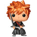 Boîte cadeau de la figurine Funko POP Ichigo Kurosaki Chase, montrant le packaging officiel et le logo Bleach