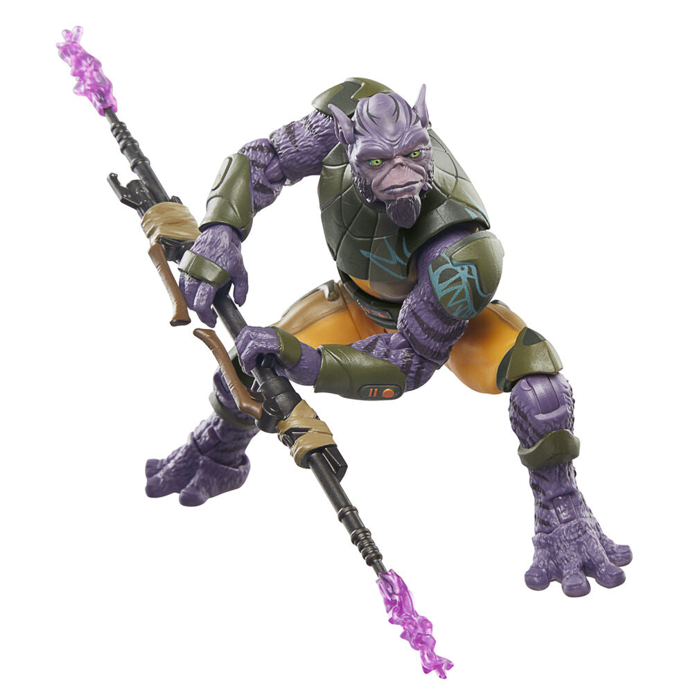 Vue arrière de la figurine Garazeb Zeb Orrelios Star Wars Rebels mettant en valeur l'articulation
