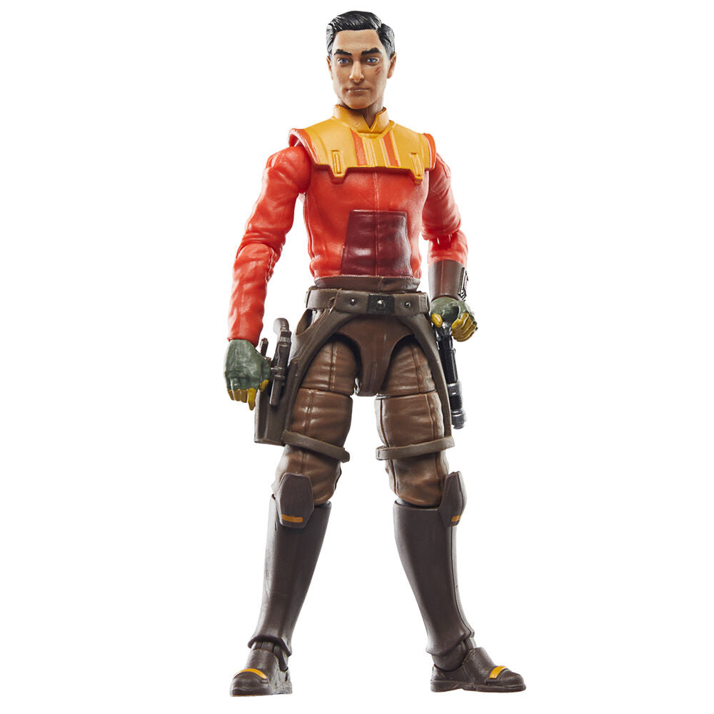 Figurine Star Wars Ezra Bridger tenant ses accessoires officiels HASBRO