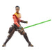 Accessoires inclus avec la figurine Star Wars Ahsoka et Ezra Bridger déployés