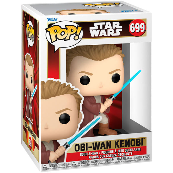 Boîte cadeau collector de la figurine Funko POP Obi-Wan Kenobi Star Wars, emballage officiel Funko
