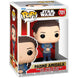 Vue de côté de la figurine Funko POP Padmé Amidala Star Wars, mettant en valeur les détails du costume et du visage