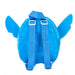 Détail du sac à dos Stitch avec bandoulières ajustables et fermeture sécurisée pour enfants