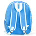Profil latéral du sac à dos Stitch montrant la profondeur de 10 cm et les bretelles ajustables