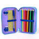 Vue latérale de la trousse double Stitch Disney CERDÁ montrant son épaisseur et la qualité du tissu polyester
