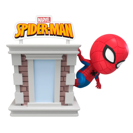 Emballage original YUME TOYS contenant la figurine surprise Spiderman